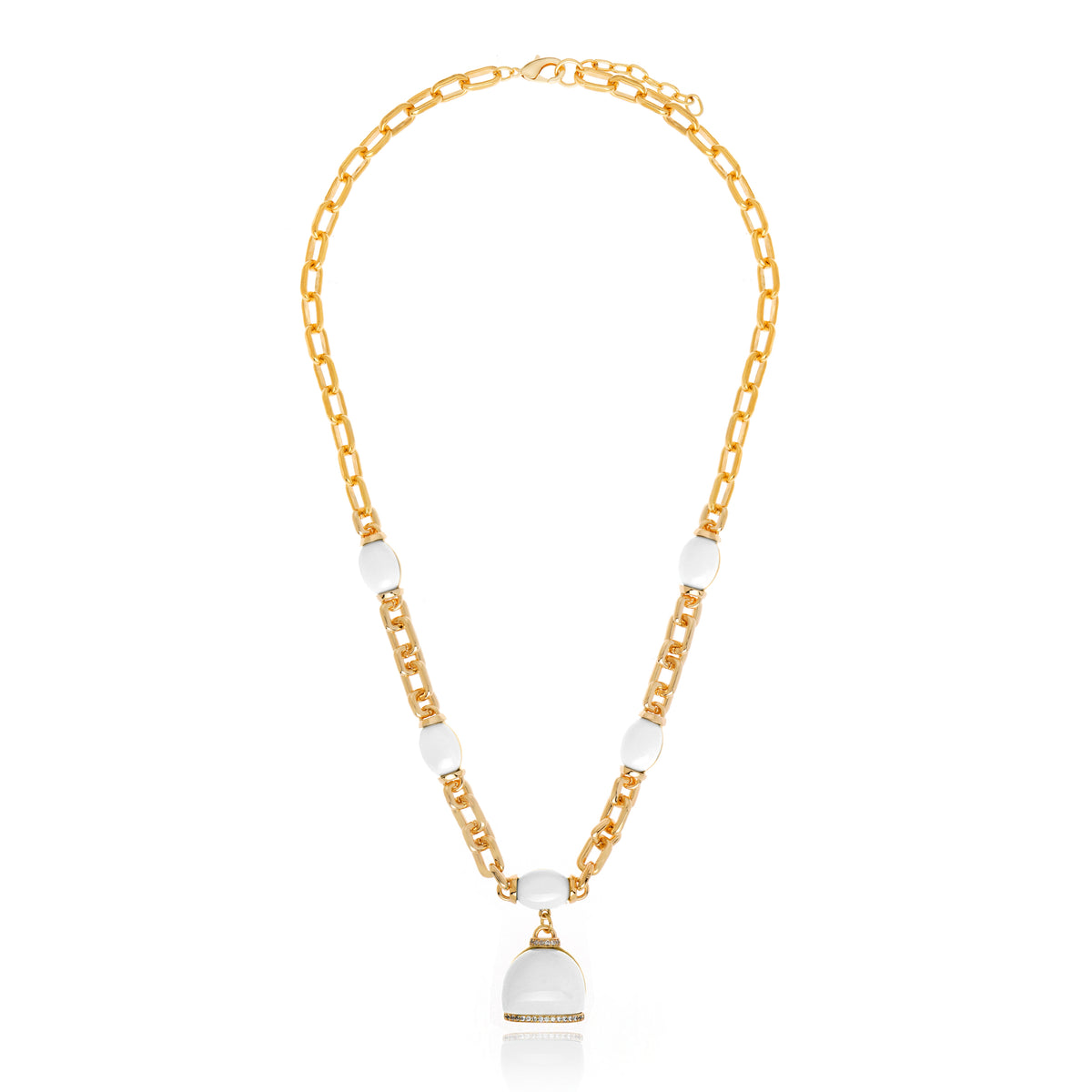 Capri Necklace White Agate