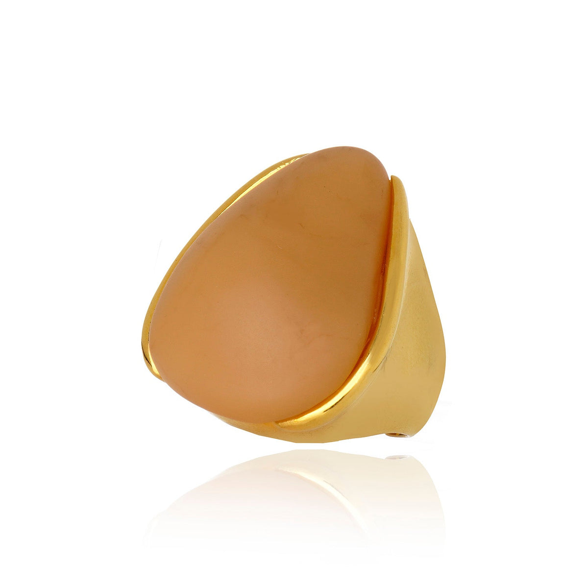 Organic Resin Ring - Beige
