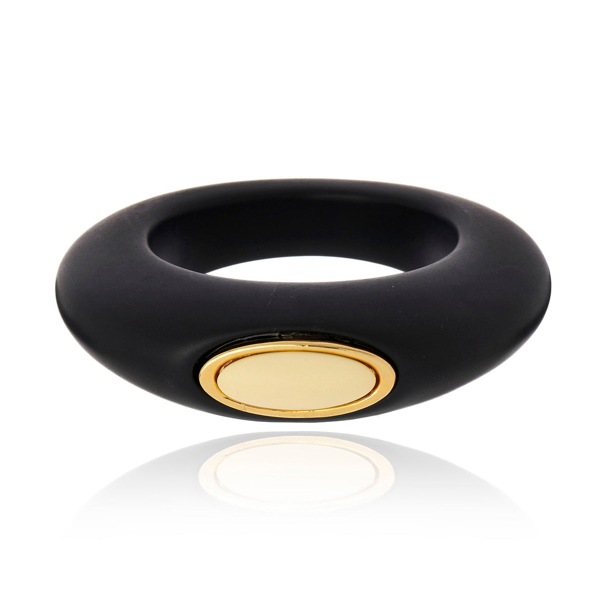 Max Resin Bangle - Black and Beige