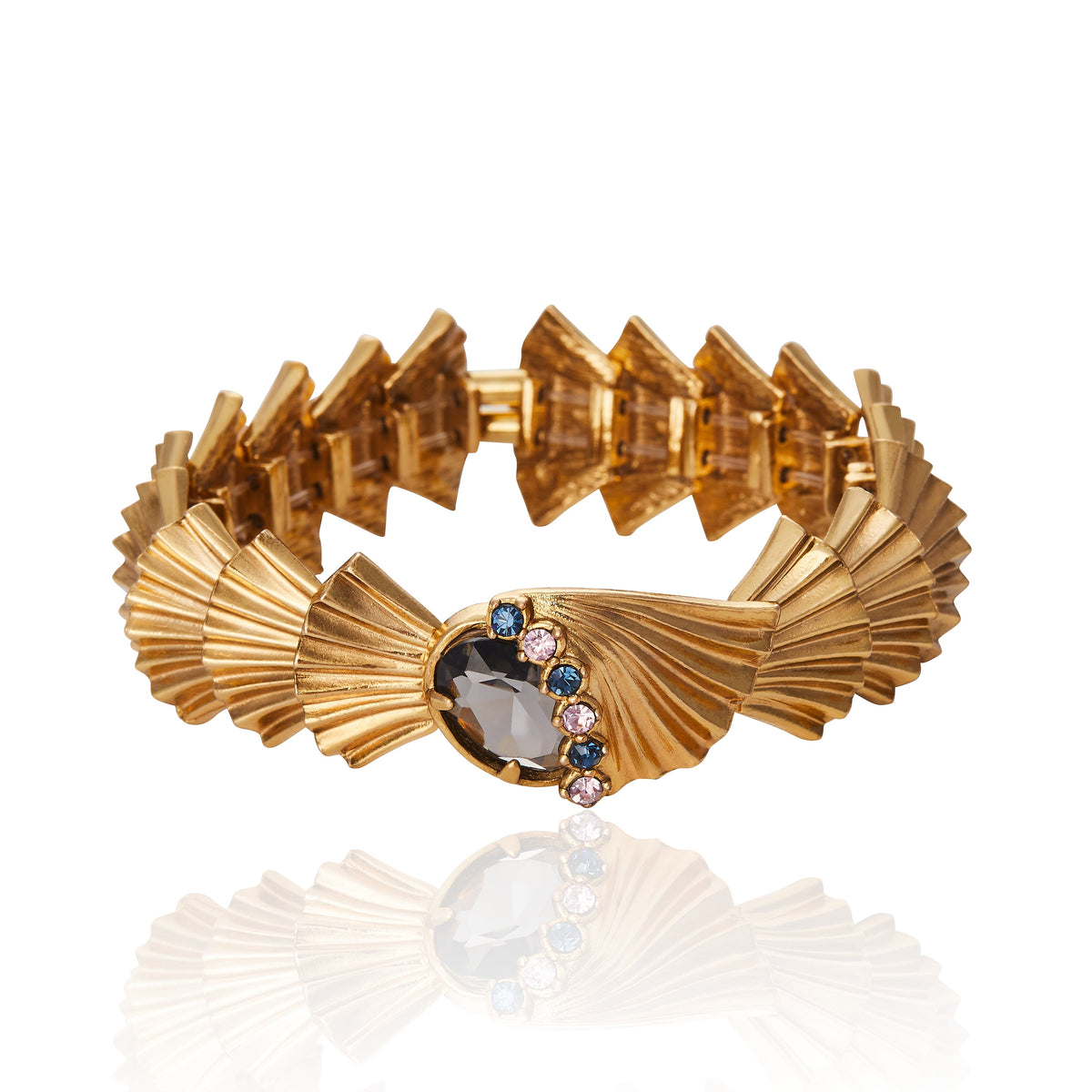 Milano Fan Bracelet - Black Diamond