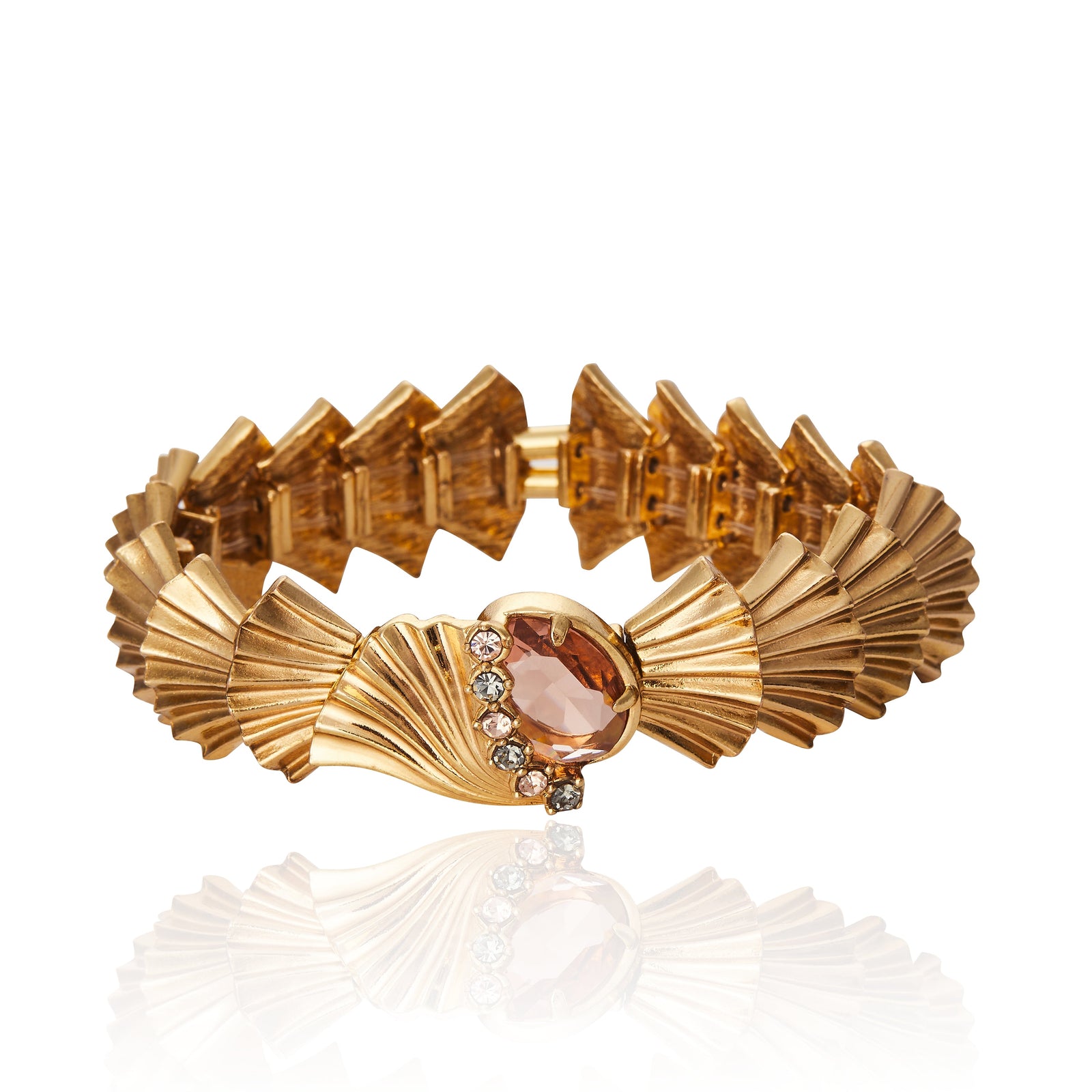 Milano Fan Bracelet - Peach