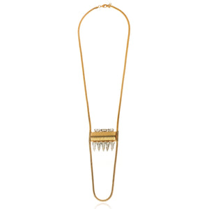 Bellatrix Long Necklace - Gold