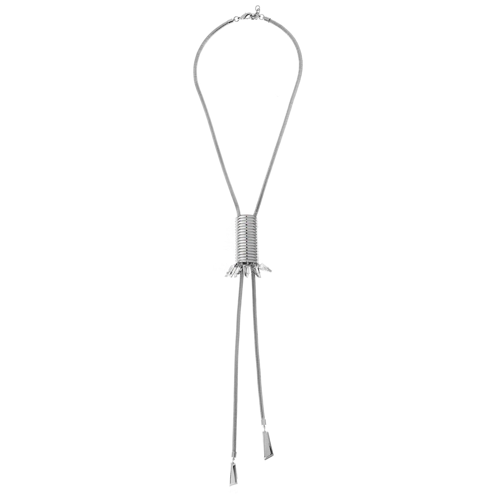 Bellatrix Tie Necklace - Silver