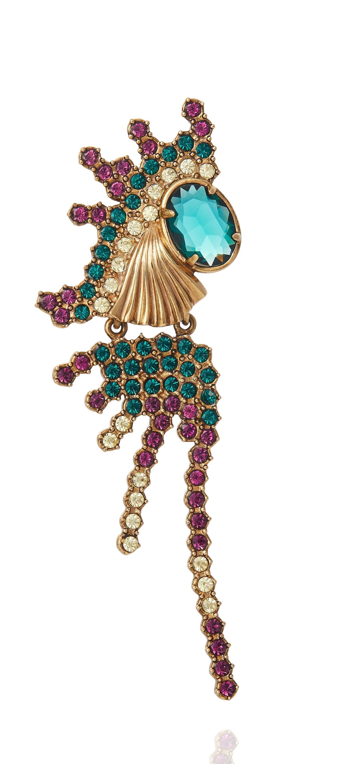 Milano Concept Earring - Emerald