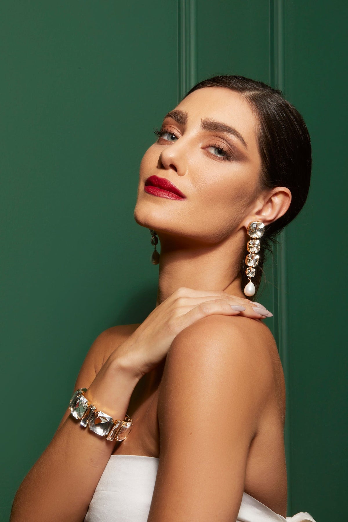 Diamondize Drop Earring Gold