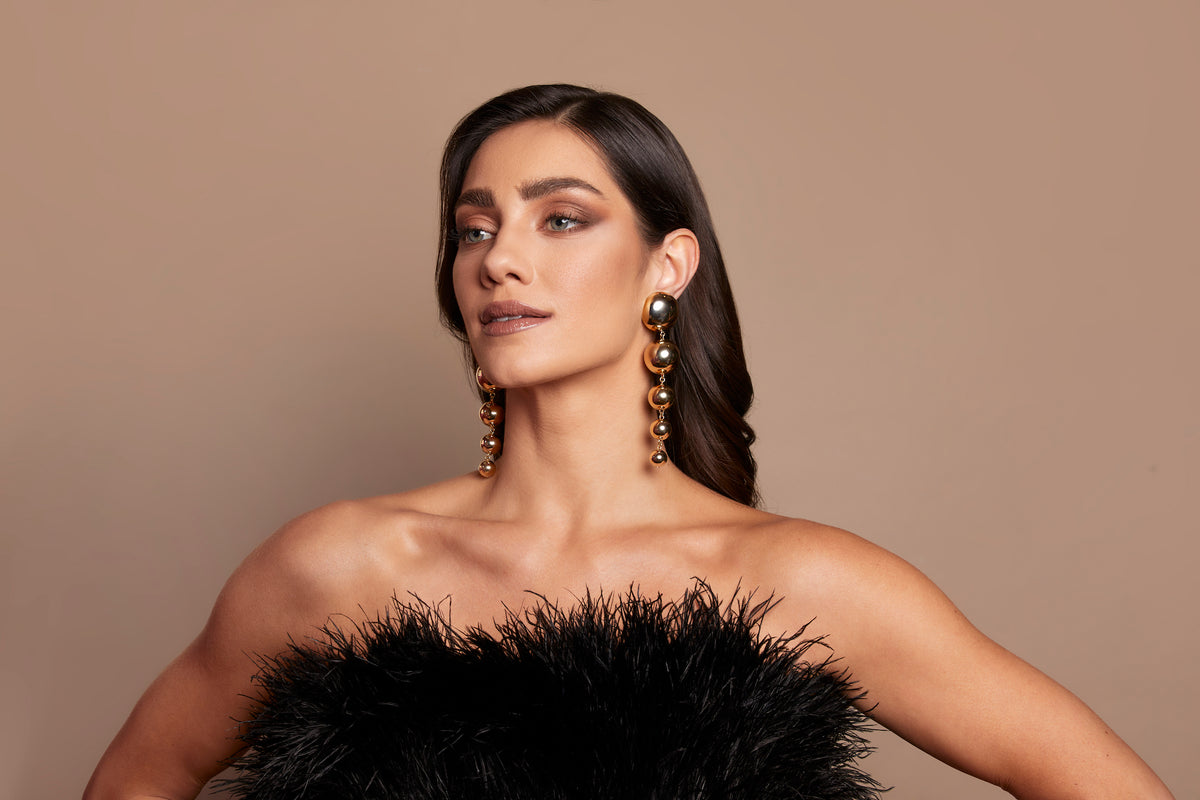 Ella Drop Earring Gold