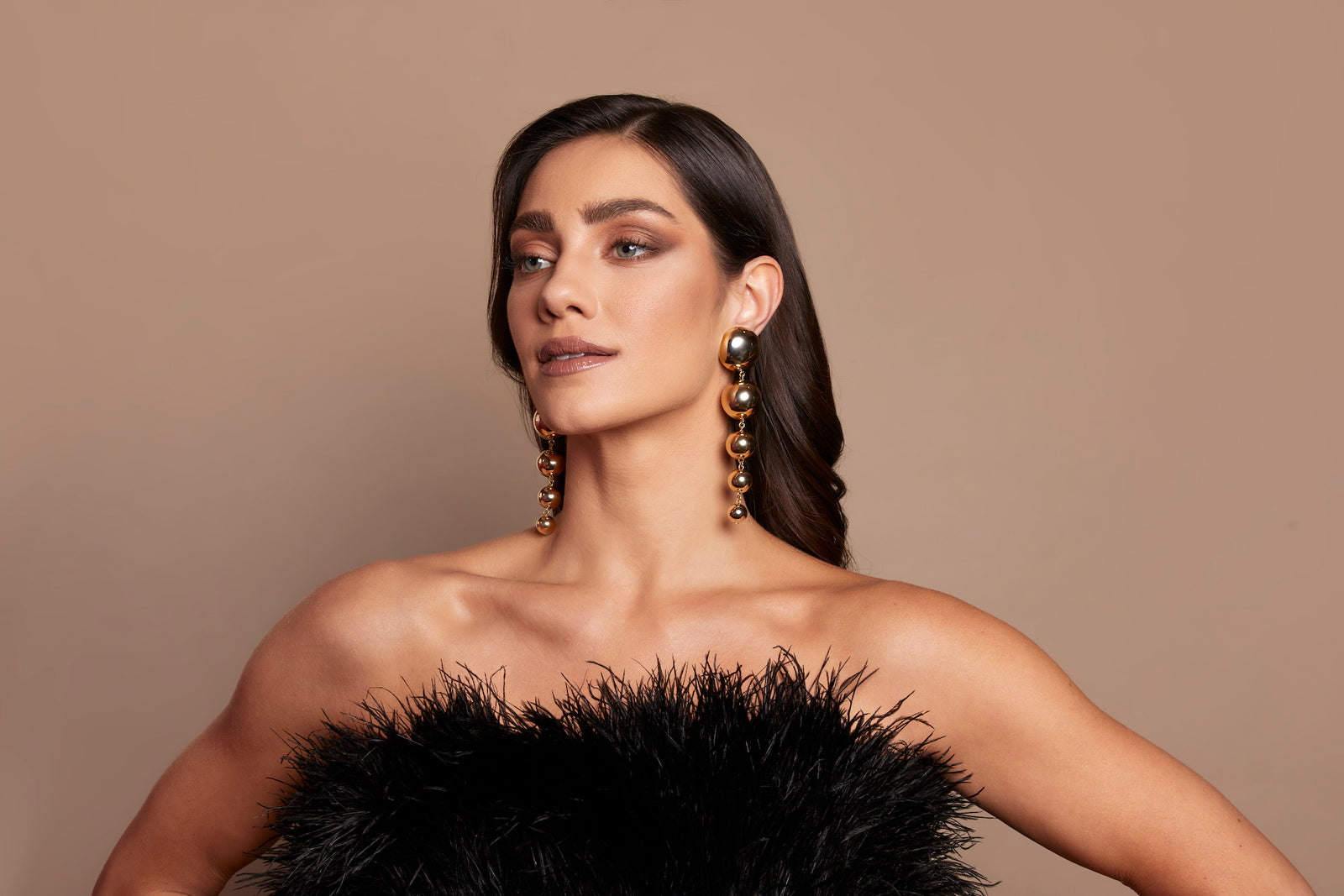 Ella Drop Earring Gold