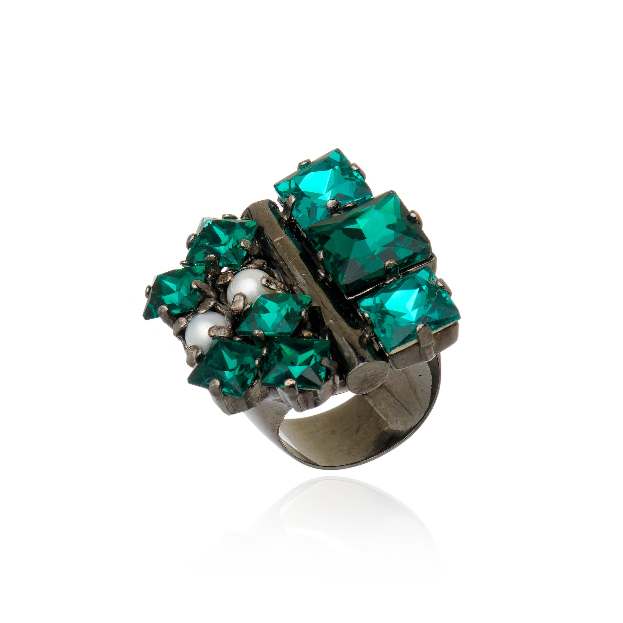 Lux Mix Ring Emerald