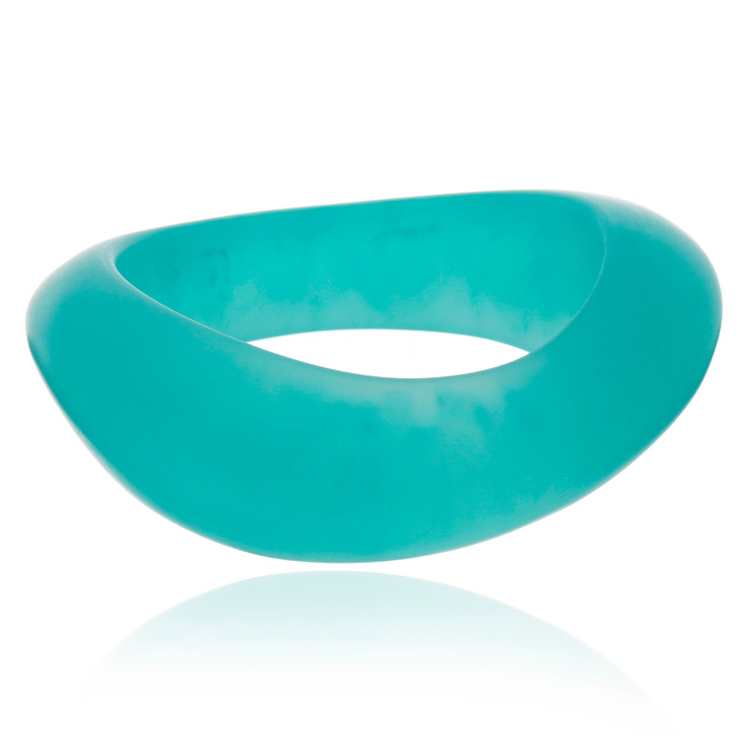 Max Wave Resin Bangle - Turquoise