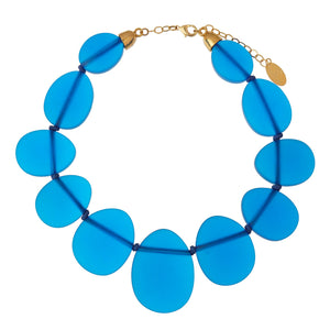 Concept Resin Necklace - Blue