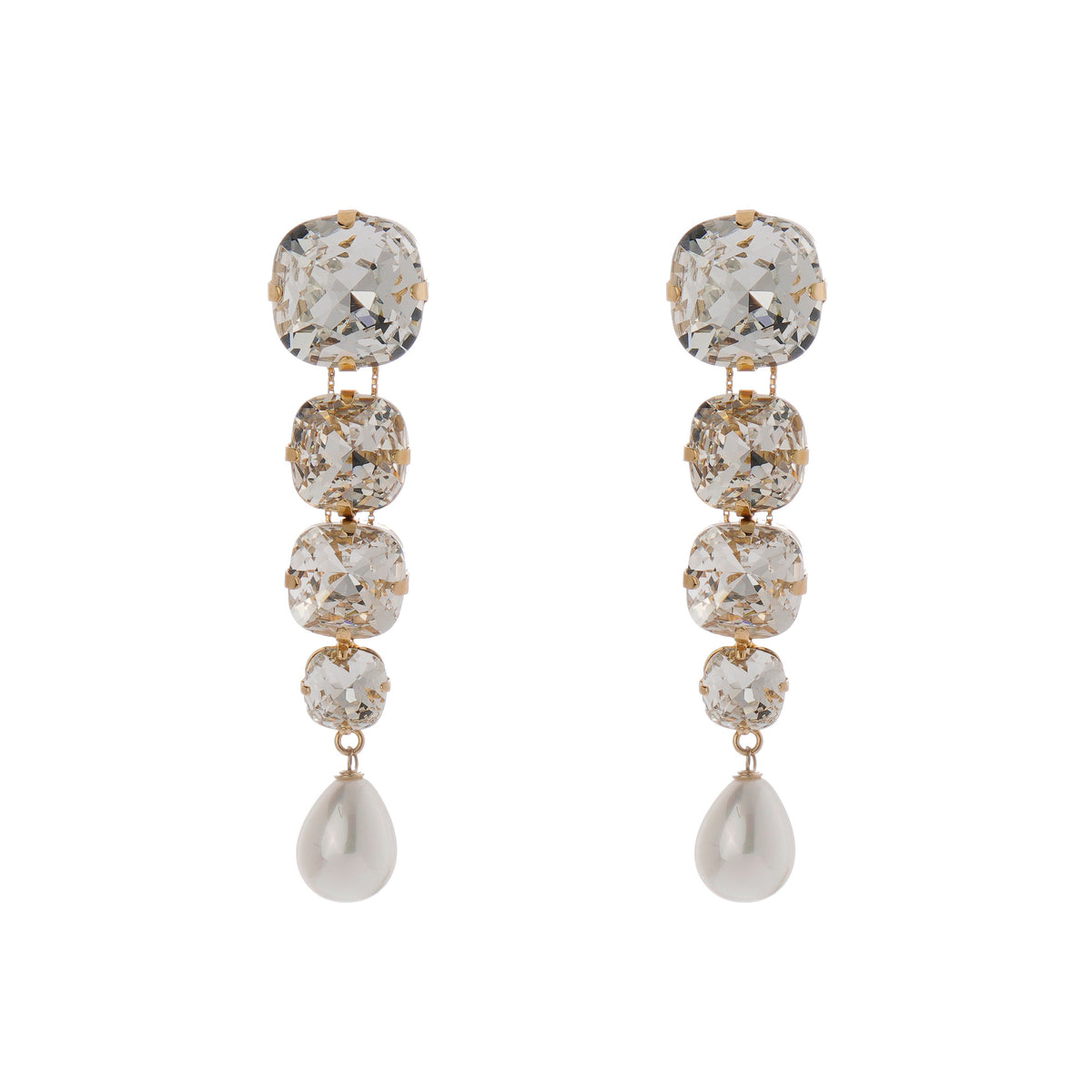 Diamondize Drop Earring Gold