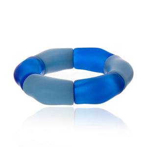 Shades Resin Bracelet - Blue
