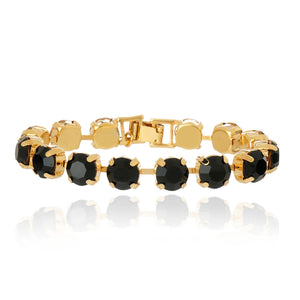 Dazzling Bracelet - Black Diamond Gold