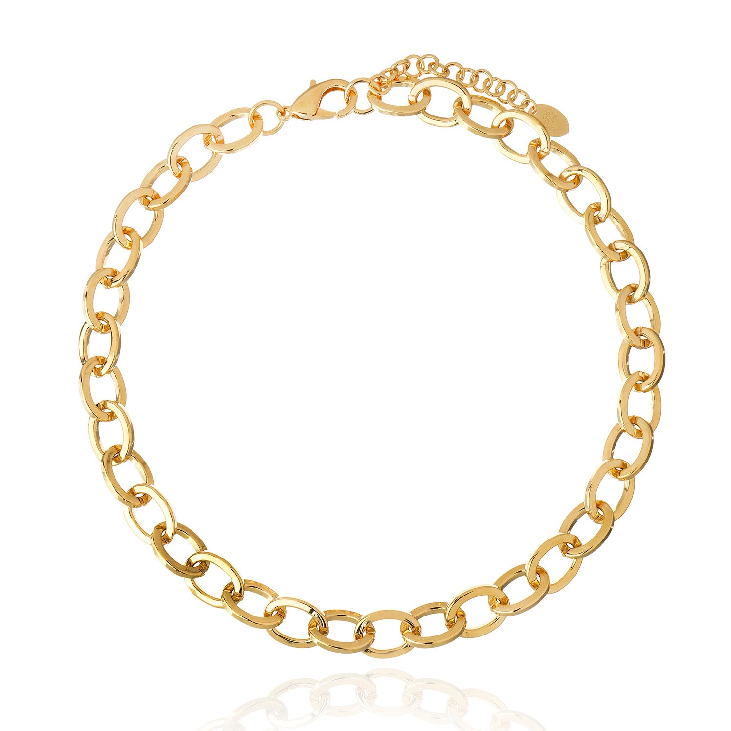 Large Mia Chain Necklace - Gold