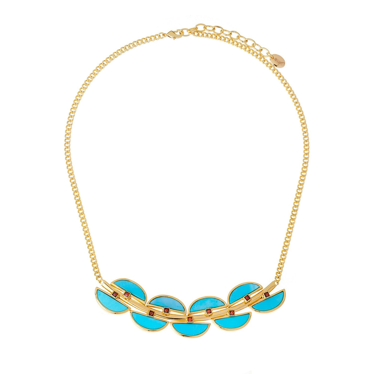 Connection Necklace Blue Howlite