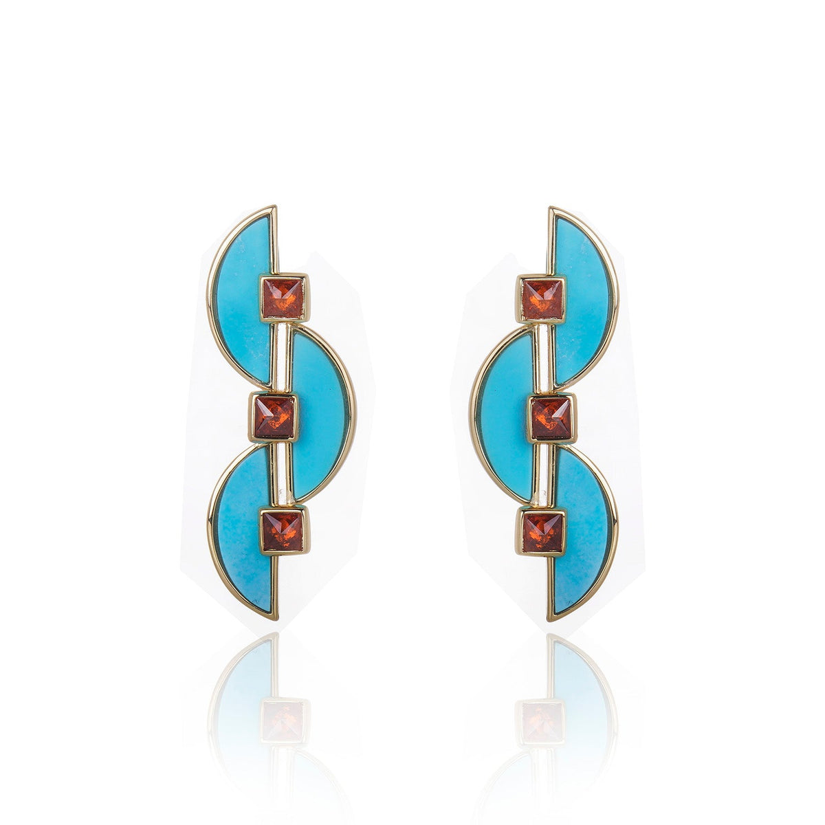 Connection Studs Blue Howlite