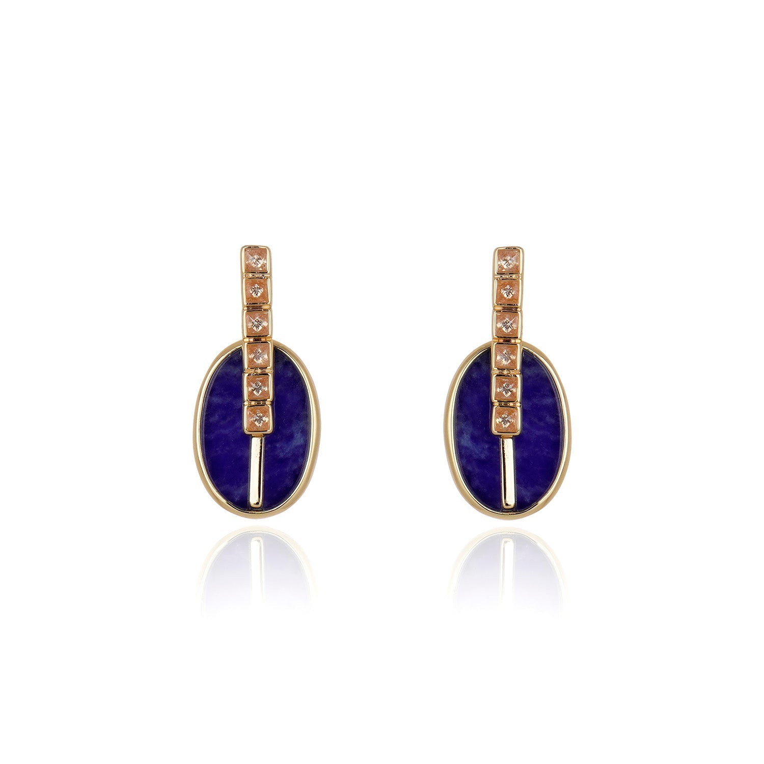 Inspire Drop Stud Sodalite
