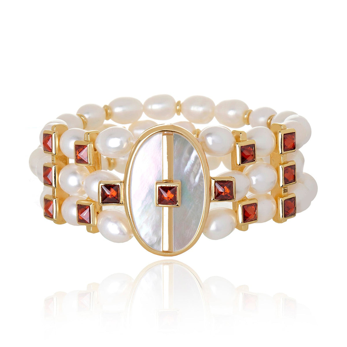 Inspire Pearl Bracelet White Mother of Pearl