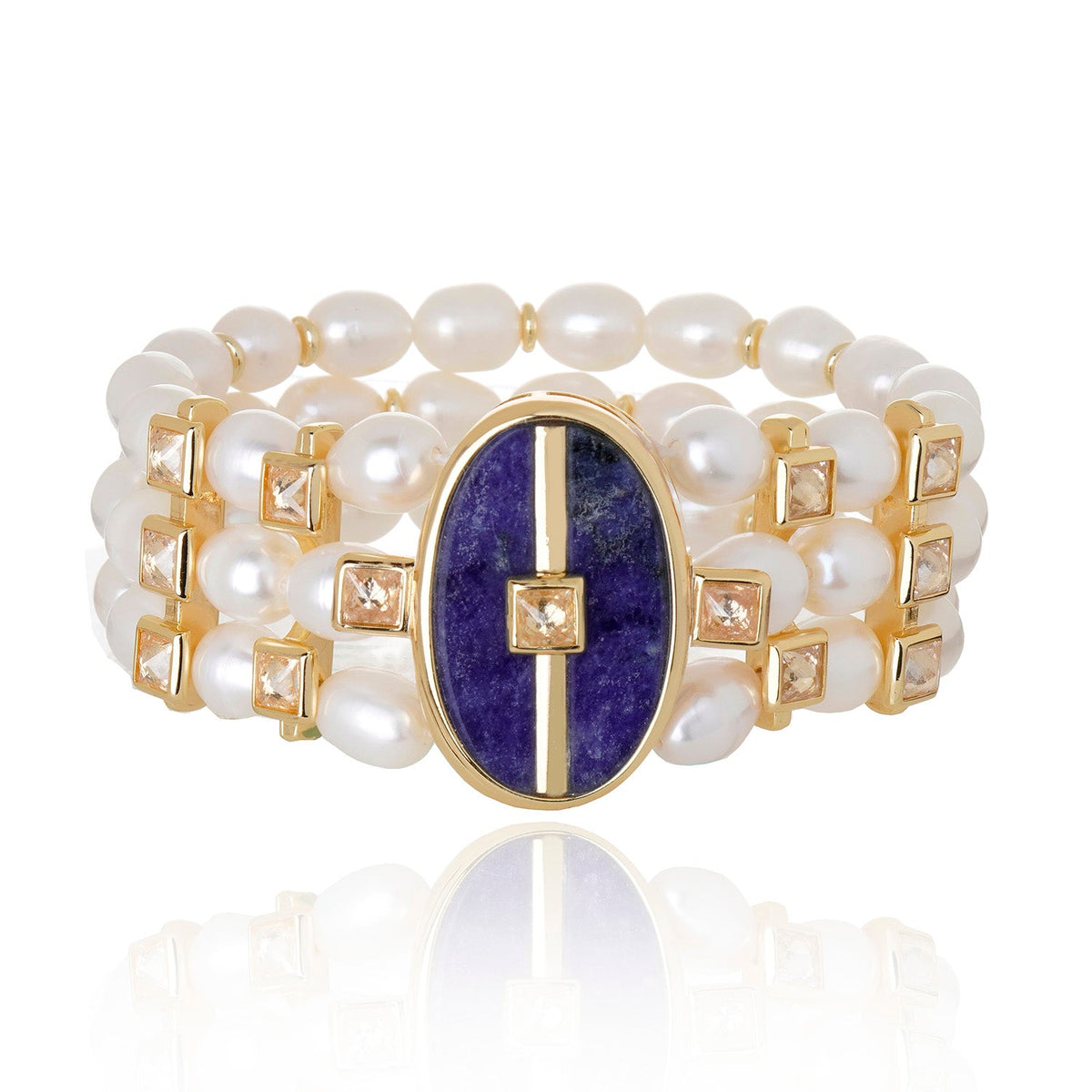 Inspire Pearl Bracelet Sodalite