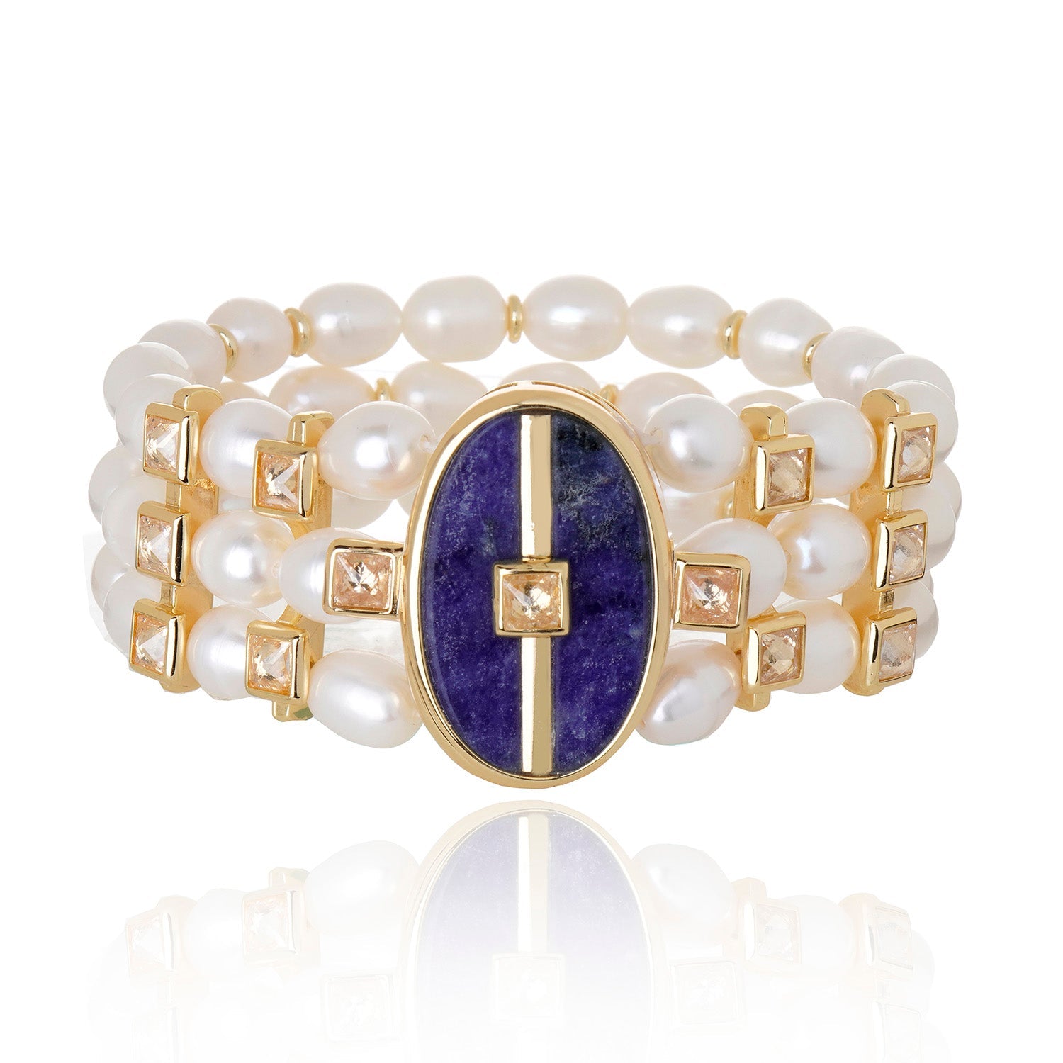 Inspire Pearl Bracelet Sodalite