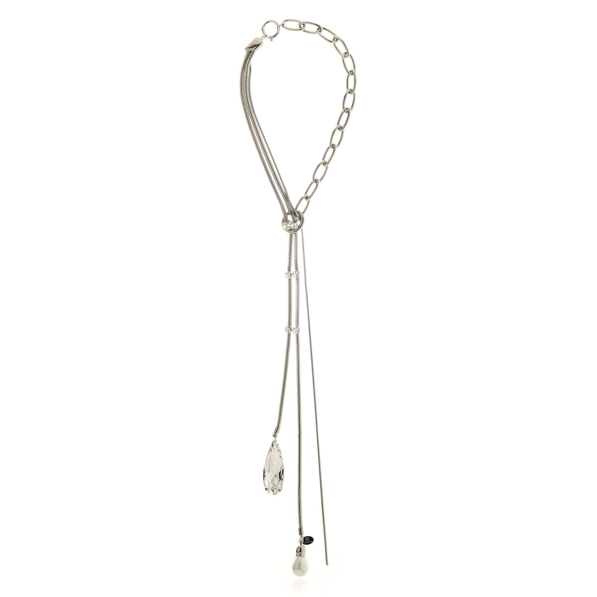 Precious Drop Necklace Silver