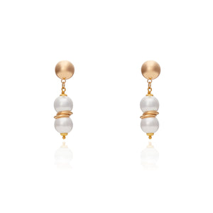 Mini Taj Mahal Earring - Pearl