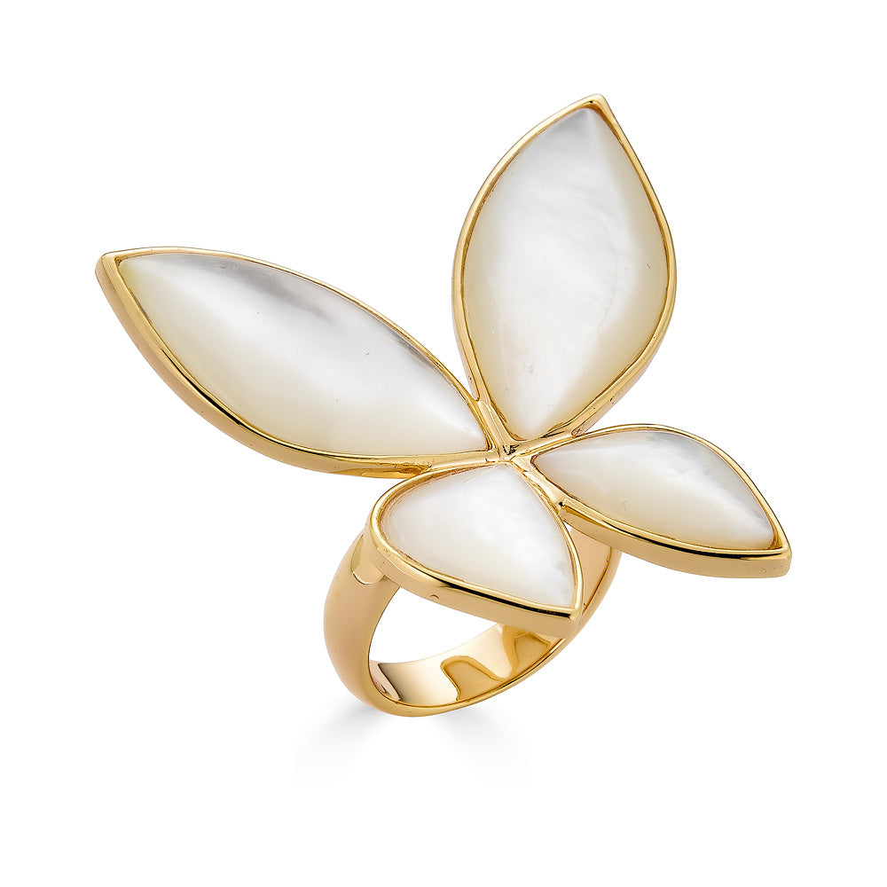 Sophia Ring - White Mother of Pearl