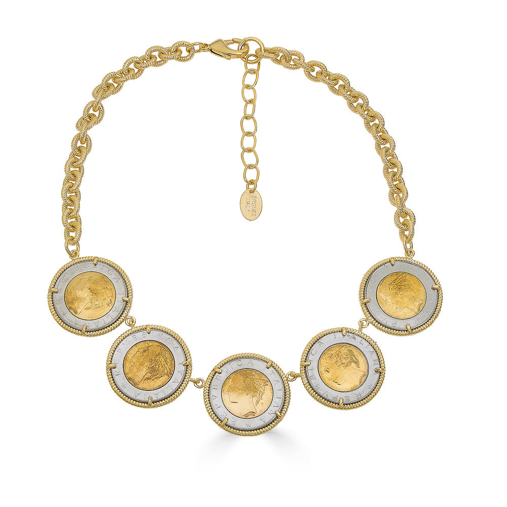 Luna 5 Coin Necklace