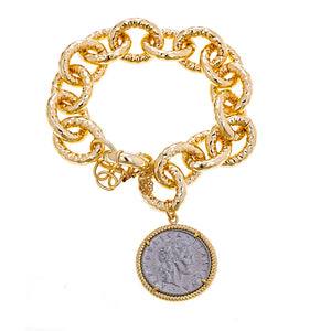 Lexi Hammered Chain Bracelet