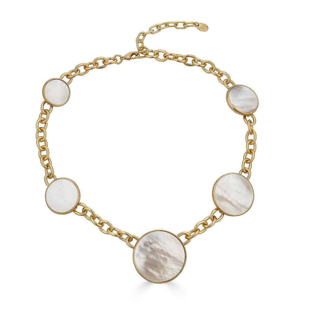 Penelope Necklace - White Mother of Pearl