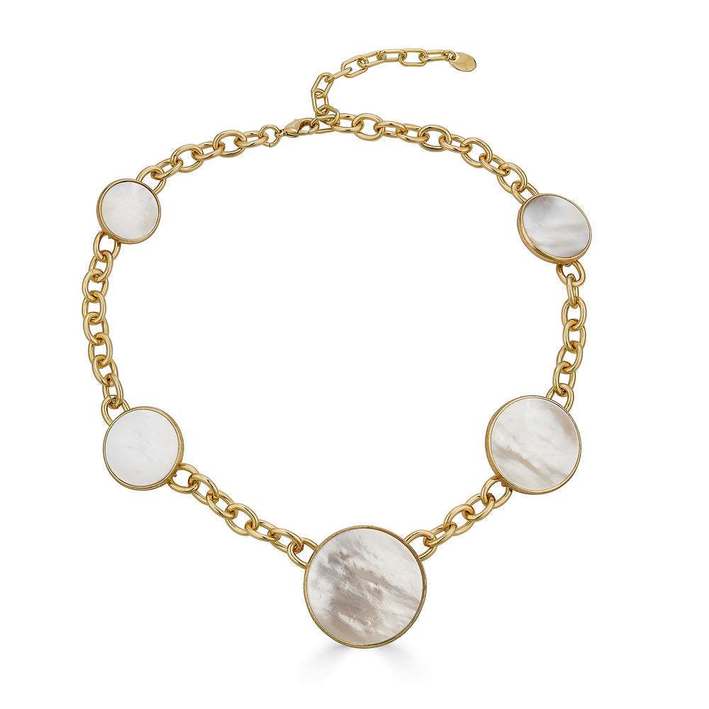 Penelope Necklace - White Mop