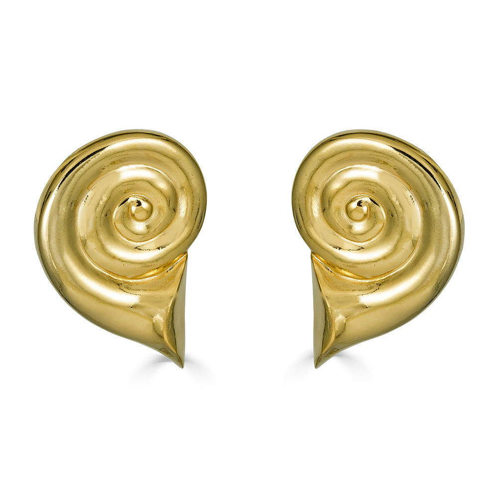 Shell Earring - 18k Gold Plated