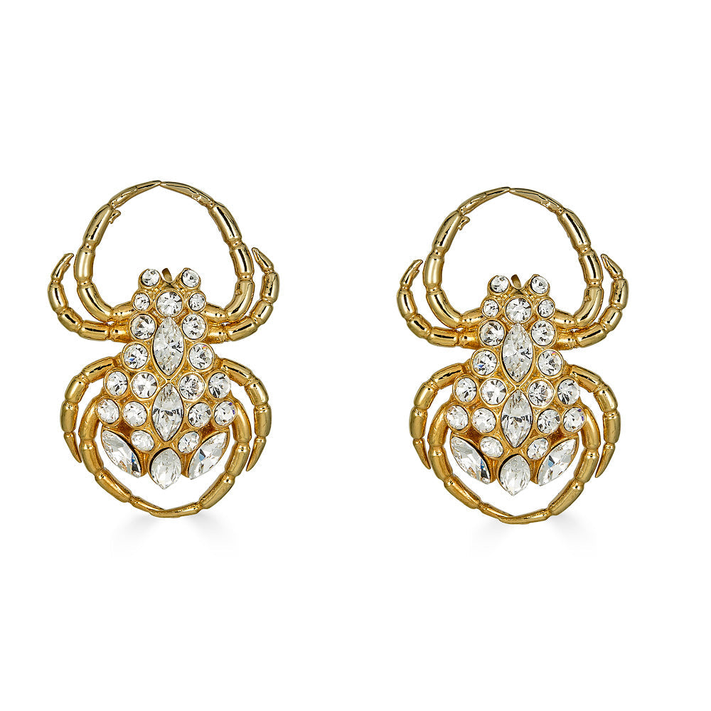 Spider Stud Earring - Gold