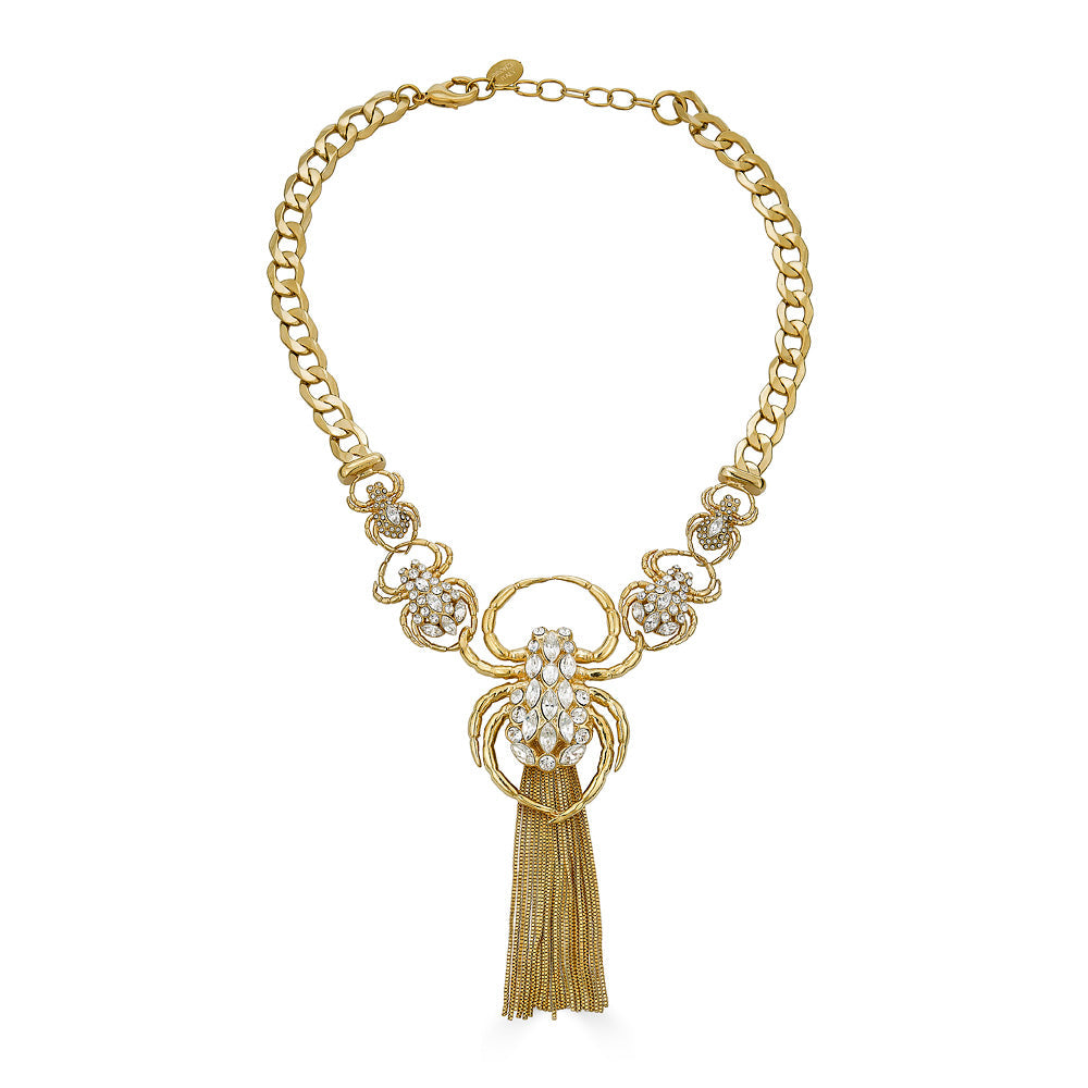 Max Spider Chain Necklace - Gold