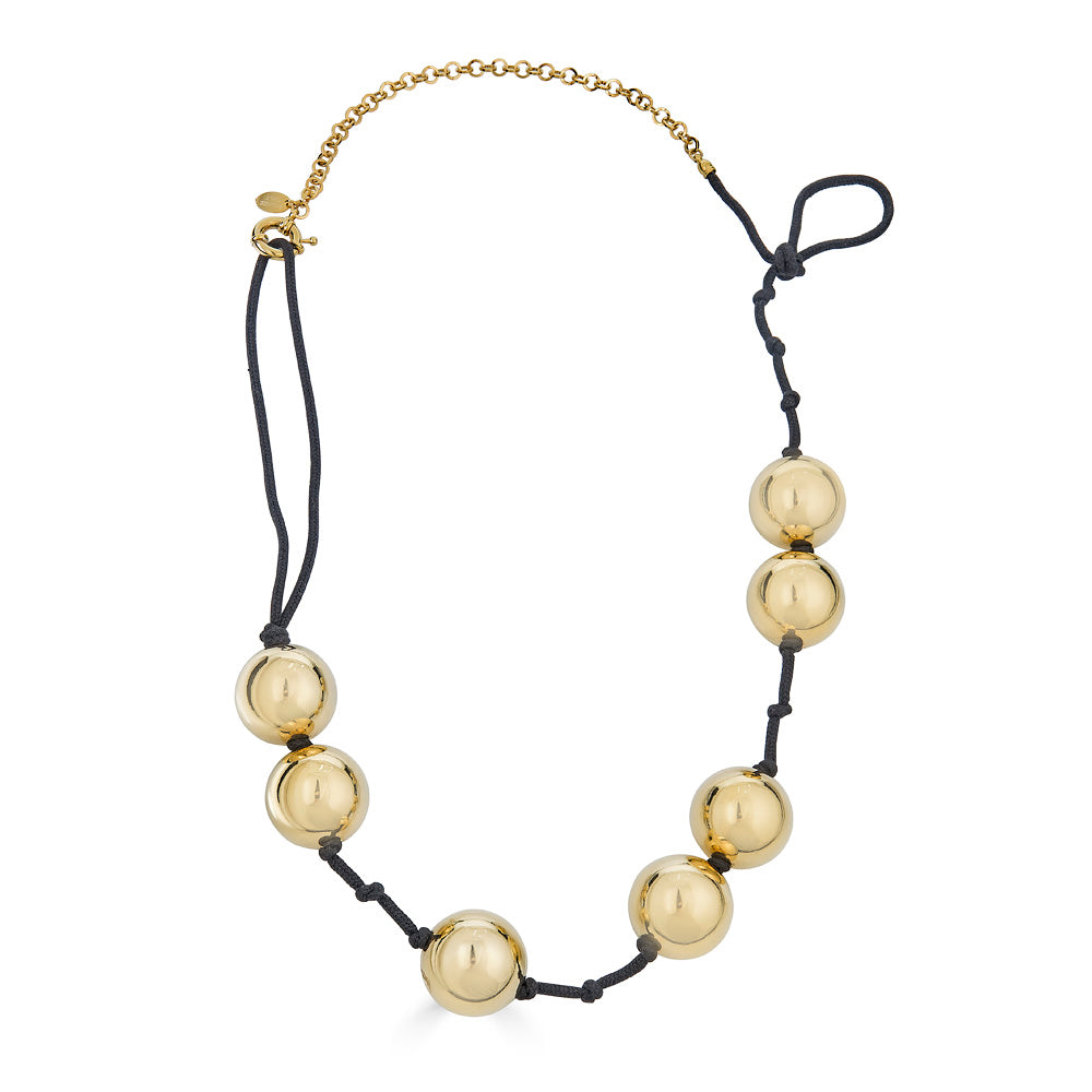 Sphere Necklace- Gold