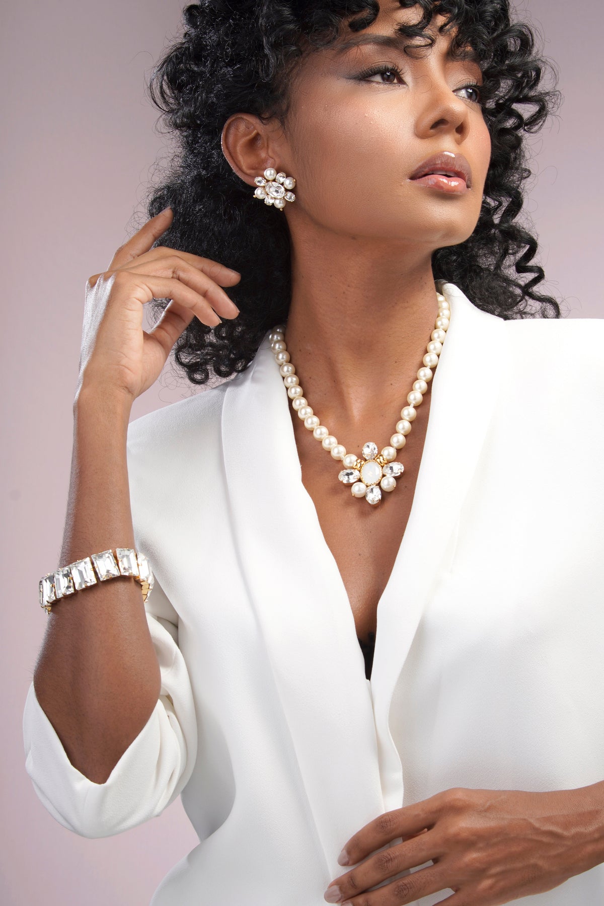 Maia Earring Crystal