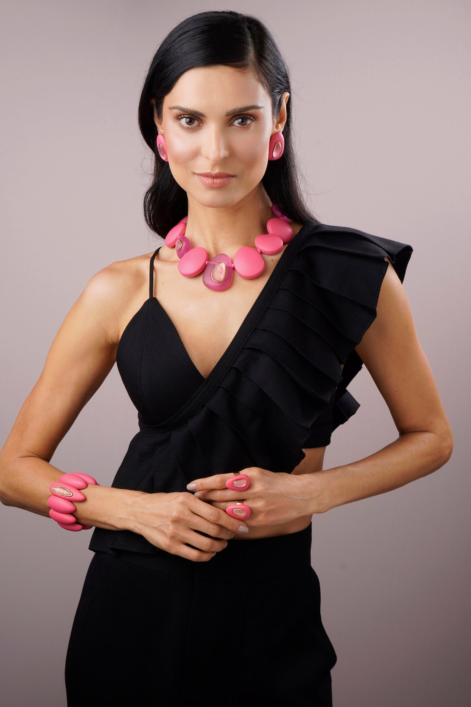 Resin Concept Bracelet - Pink