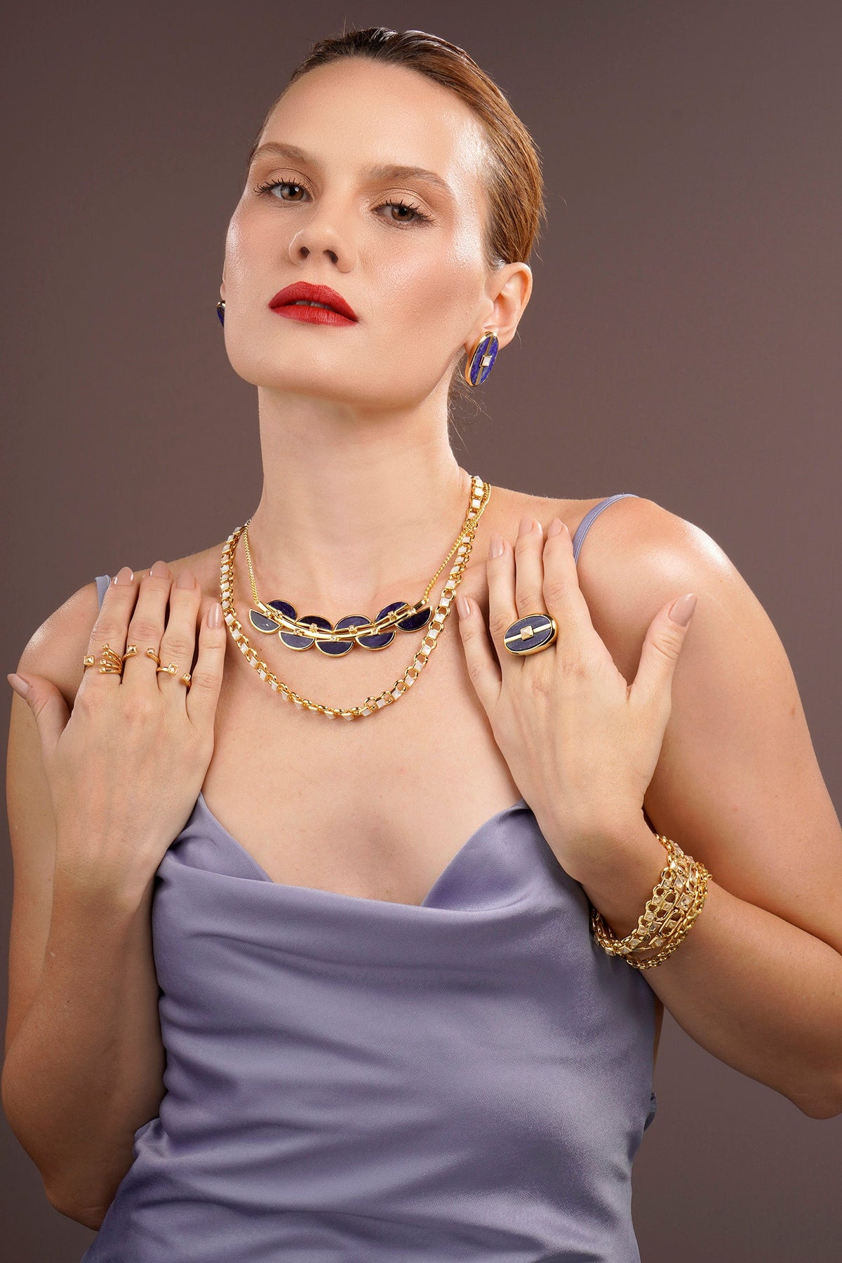 Inspire Earrings Sodalite