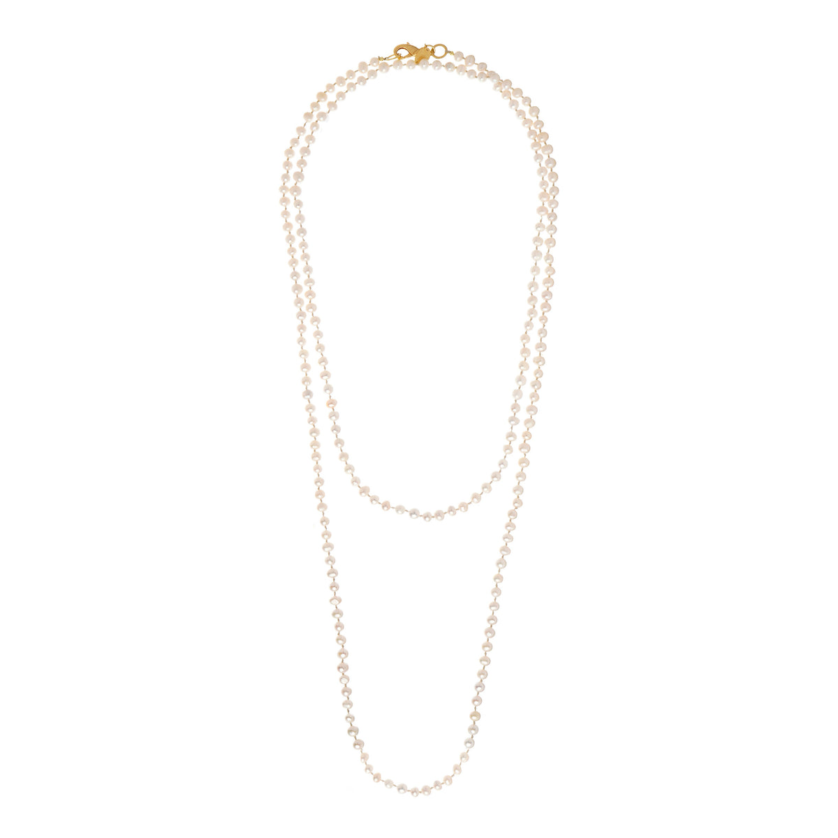 Shell Pearl Long Necklace