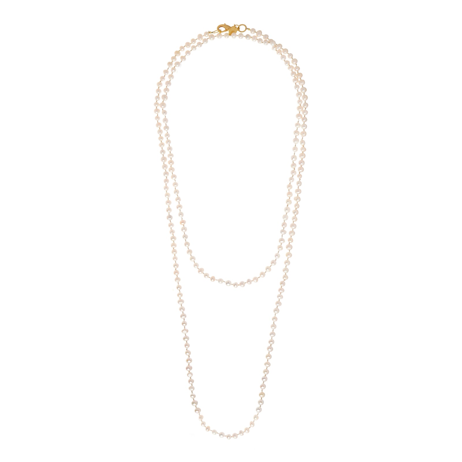 Shell Pearl Long Necklace