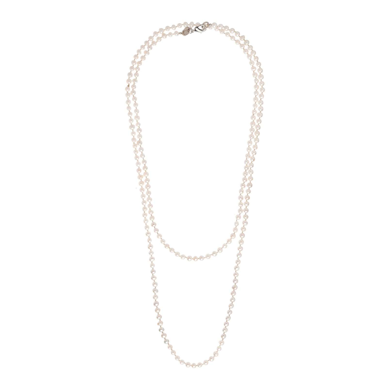 Shell Pearl Long Necklace