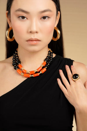 Thailand Necklace - Orange
