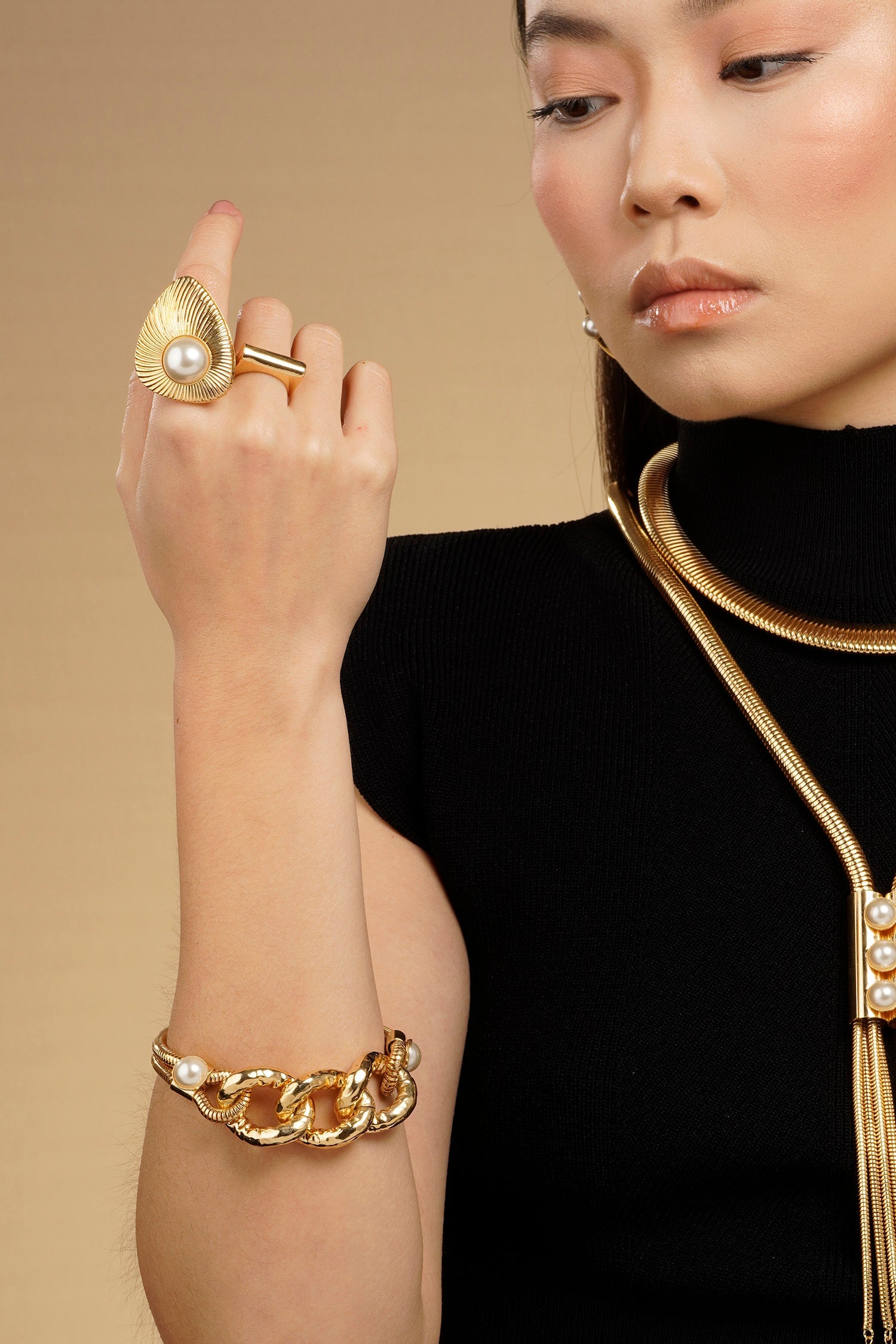 Vietnam Pearl Chain Bracelet