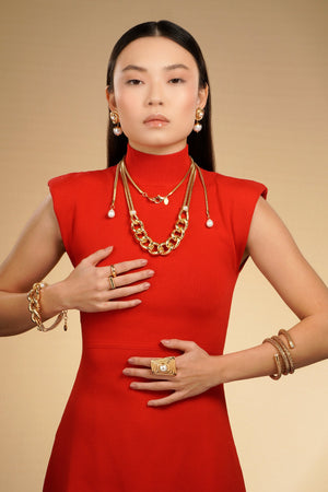 Vietnam Pearl Chain Necklace