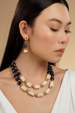 Thailand Earrings - Blue