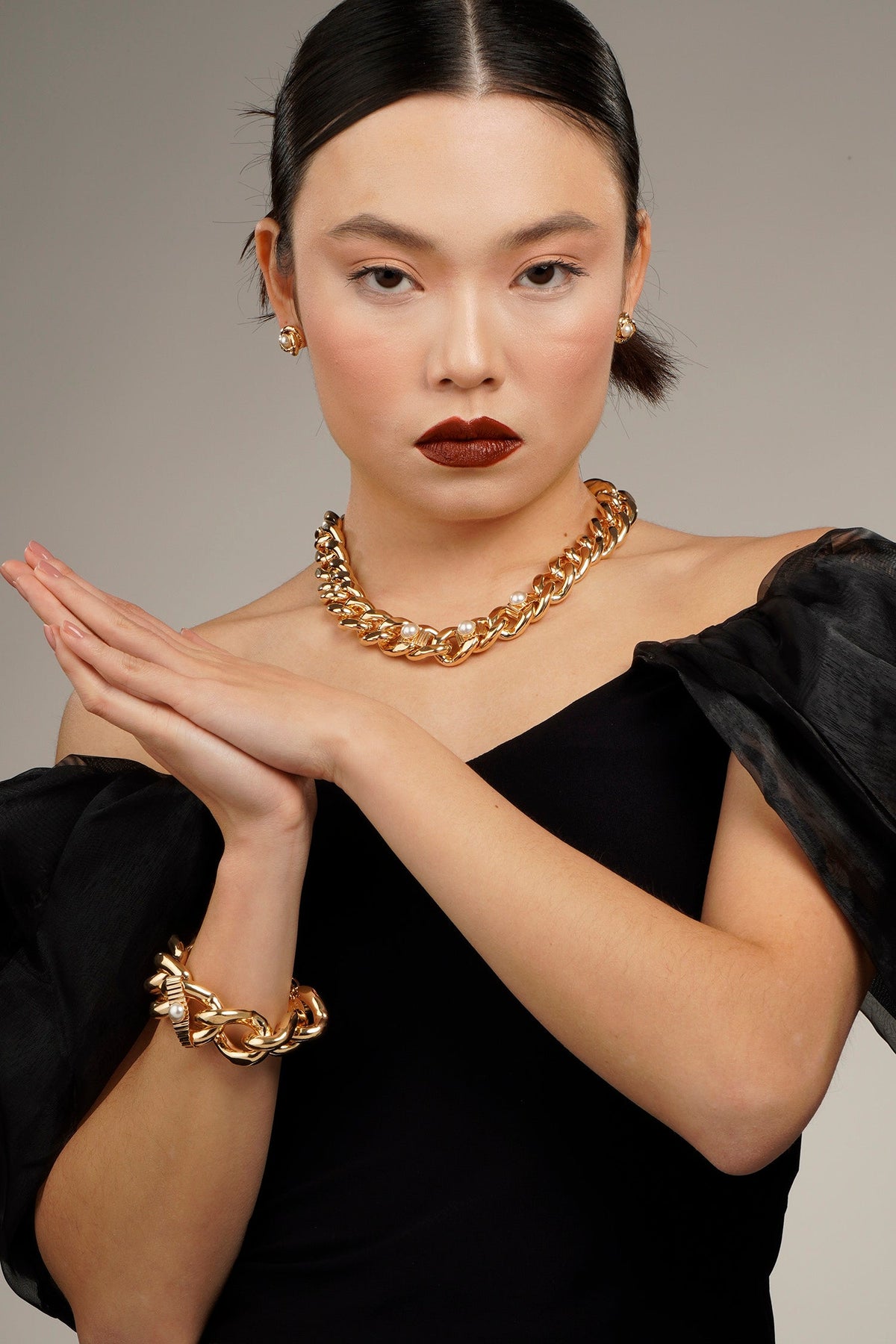 Vietnam Pearl Link Bracelet