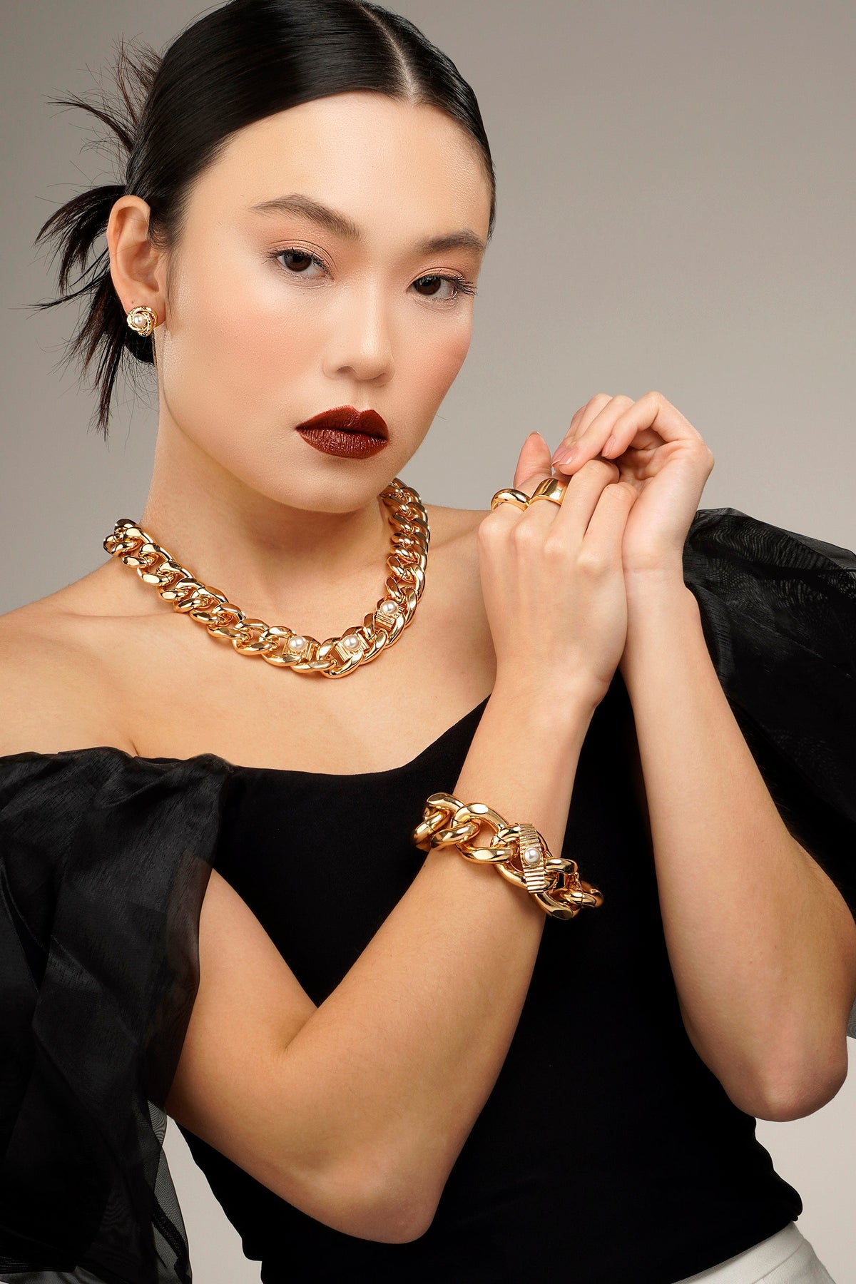 Vietnam Pearl Link Bracelet