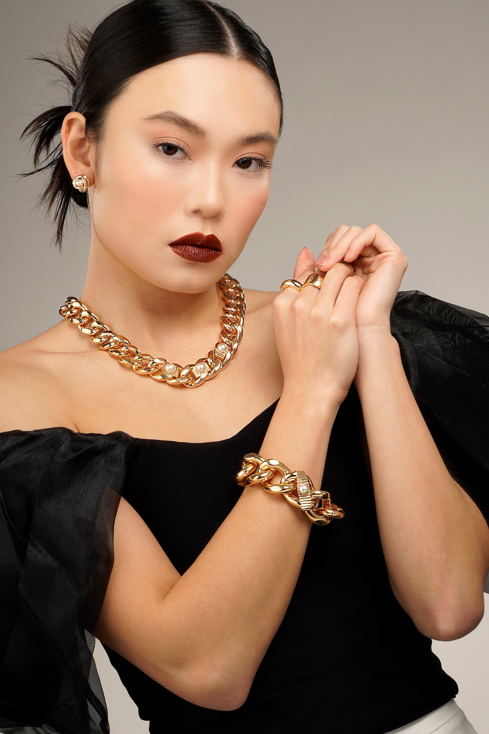 Vietnam Pearl Link Bracelet