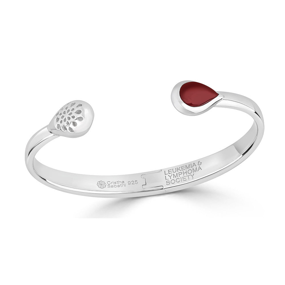 Cuff for a Cure Charity Bracelet - Sterling Silver
