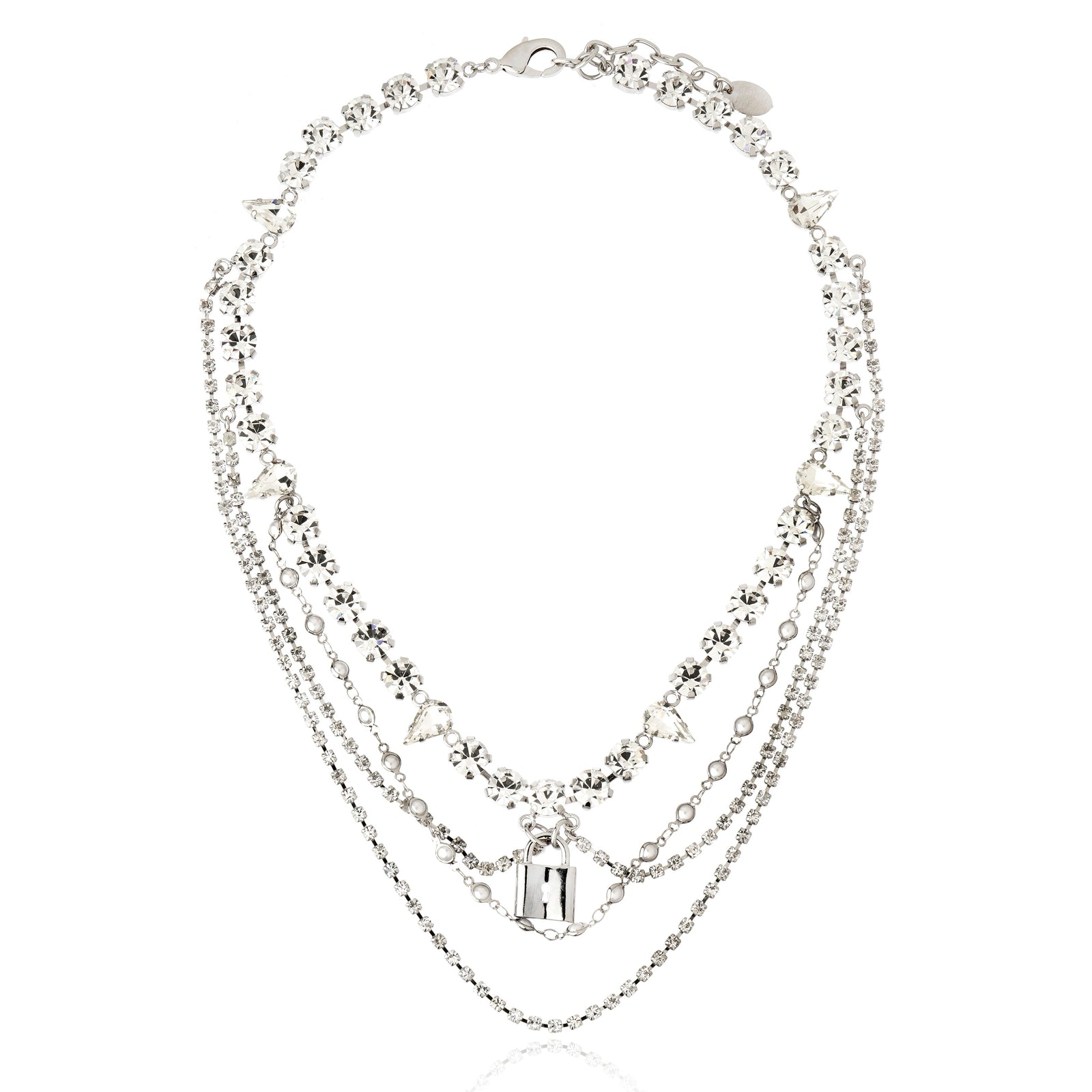 Rana Necklace Purple Gold